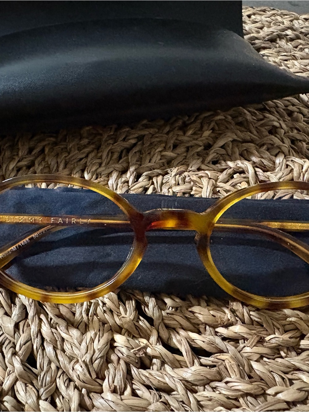 Jimmy Fairly Tribeca Oval Eyeglasses
